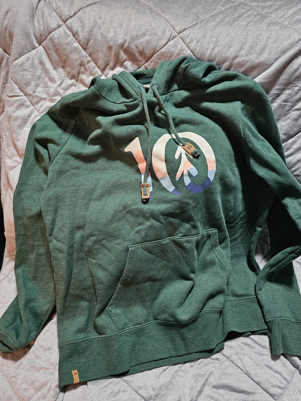 Women's Tentree Deep Geeen Pullover Hoodie